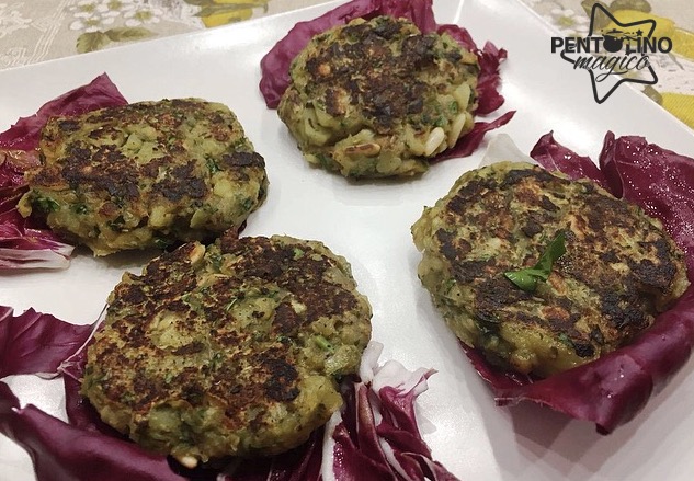 Hamburger di melanzane e capperi